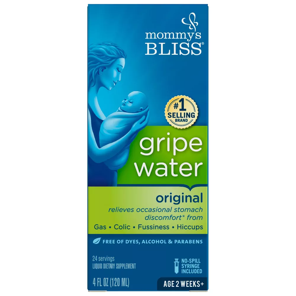 Mommys Bliss Gripe Water Original, 4 Oz